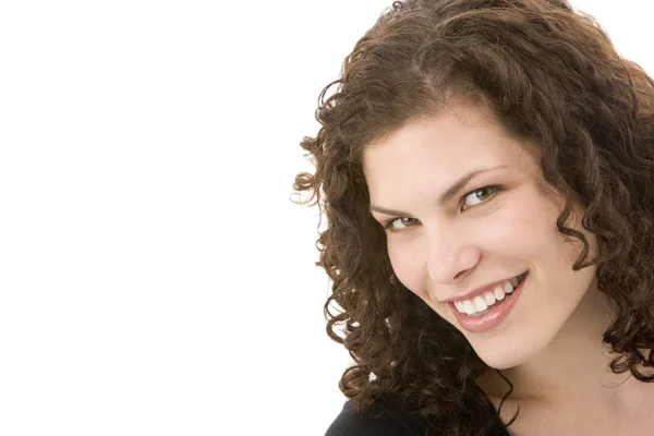 Portrait Woman Smiling — Stock Photo, Image