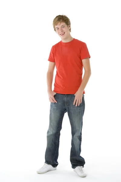 Portrét dospívajícího chlapce — Stock fotografie