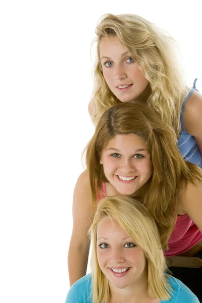 Portrait Teenage Girls — Stock Photo, Image