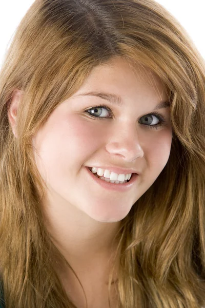 Adolescente Chica Sonriendo — Foto de Stock