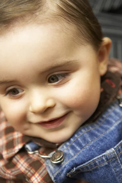 Gülen bebek çocuk portresi — Stok fotoğraf