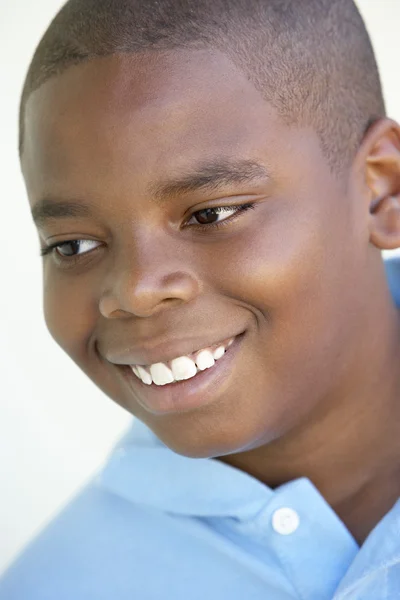 Dzieci Portrety Chłopiec Emocje Szczęśliwy Uśmiechnięty Zaskoczony Happ — Zdjęcie stockowe