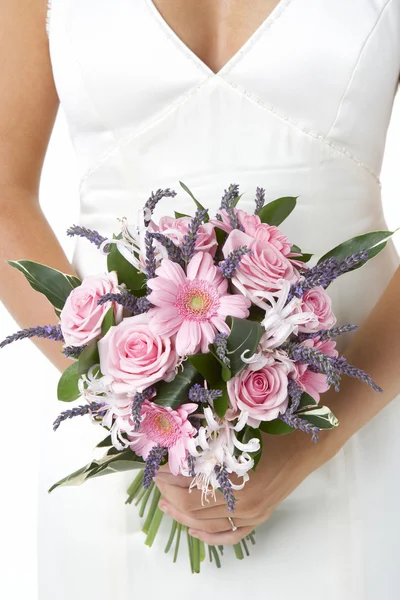Невеста Букетом Цветов — стоковое фото