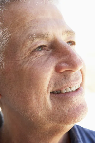 Senior Portret Man Jaren Vijftig Gelukkig Glimlachen Vrolijke Vriendelijk Happ — Stockfoto