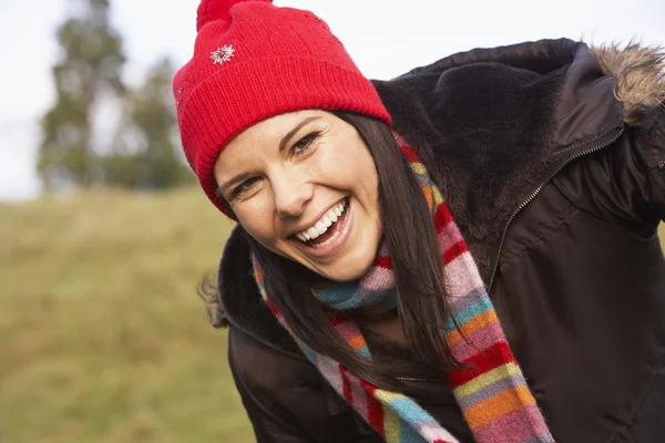 Portrait Young Woman Smiling — Stock Photo, Image