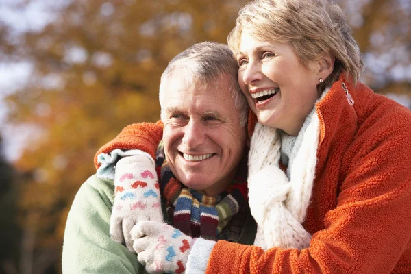 Portrait Of Senior Couple Hugging — Stock Photo, Image