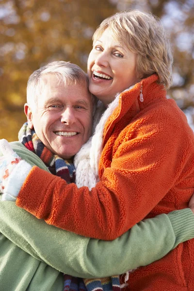 Portrait Of Senior Couple Hugging — Stock Photo, Image