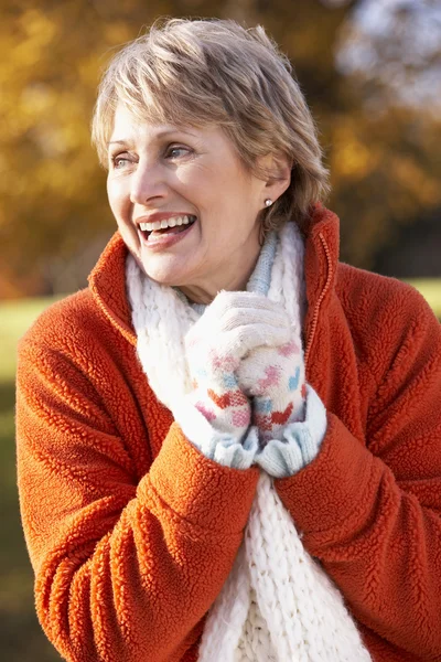 Retrato de mujer mayor sonriendo —  Fotos de Stock