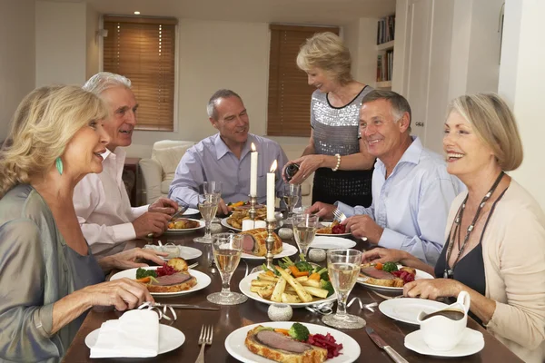 Friends Dinner Party — Stock Photo, Image