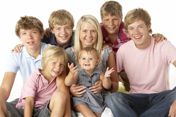 Rodzina Grupa Szczęśliwy Razem — Zdjęcie stockowe