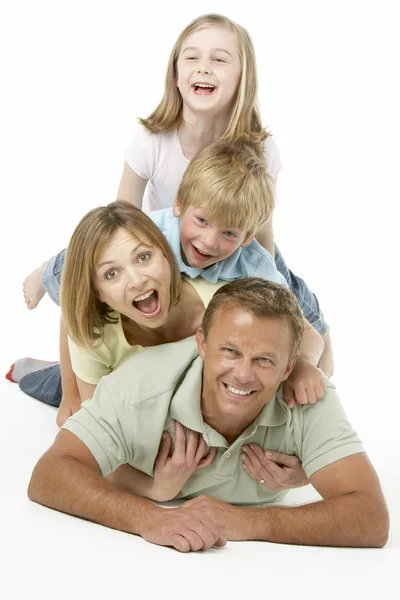 Familiengruppe Glücklich Zusammen — Stockfoto