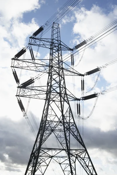 Pilones Electricidad — Foto de Stock