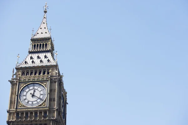 Big ben se hodiny tvář, Londýn, Anglie — Stock fotografie