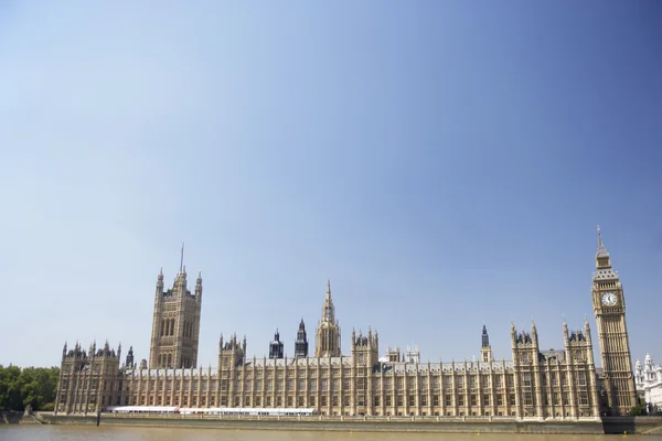 A Big ben és ház, a Parlament, london, Anglia — Stock Fotó