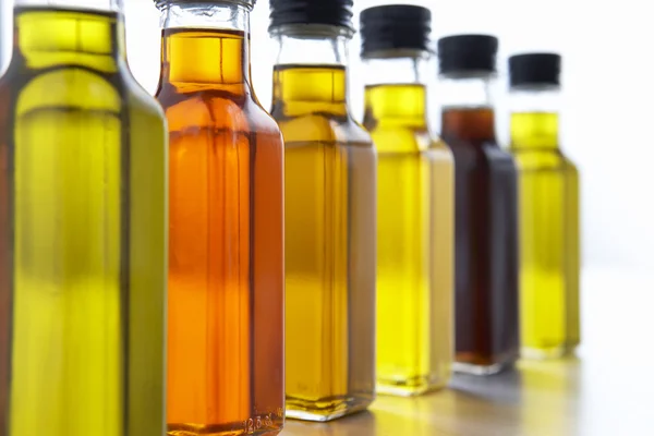 Lahvičky Olivového Oleje — Stock fotografie