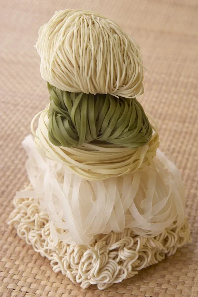 Stack Different Noodles — Stock Photo, Image