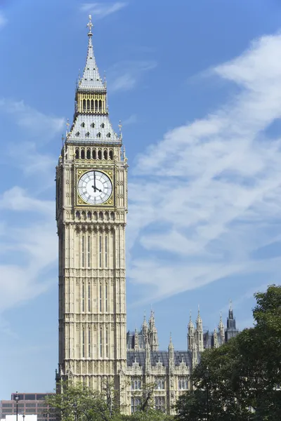 Big Ben Casas Parlamento Londres Inglaterra — Fotografia de Stock