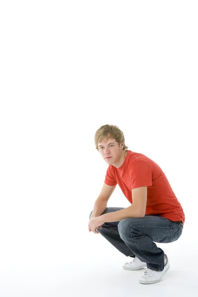 Portrait Teenage Boy Stock Photo
