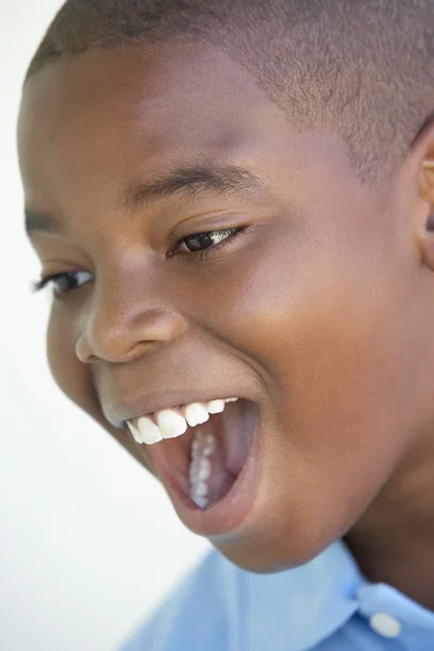 Portrait Boy Looking Excited Stock Image