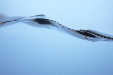 Water Rippling Against Glass clipart