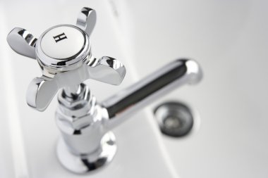 Hot Tap On Hand Basin clipart