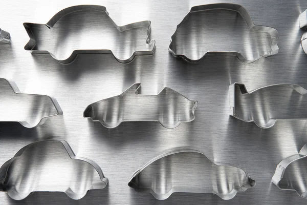 Car Shaped Cookie Cutters — Stock Photo, Image