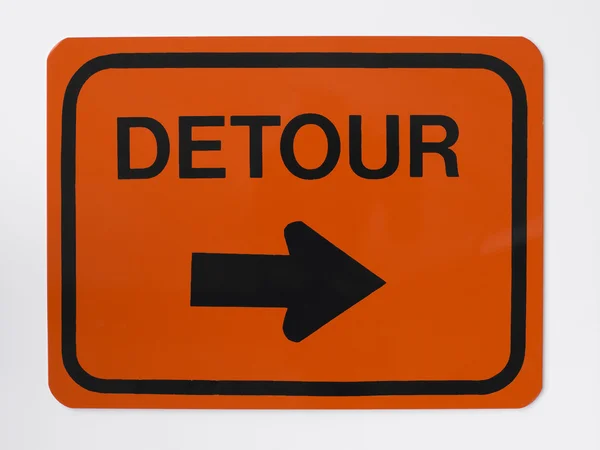 Detour Road Sign — Stock Photo, Image