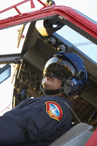 Пілотні літаючих Medevac — стокове фото