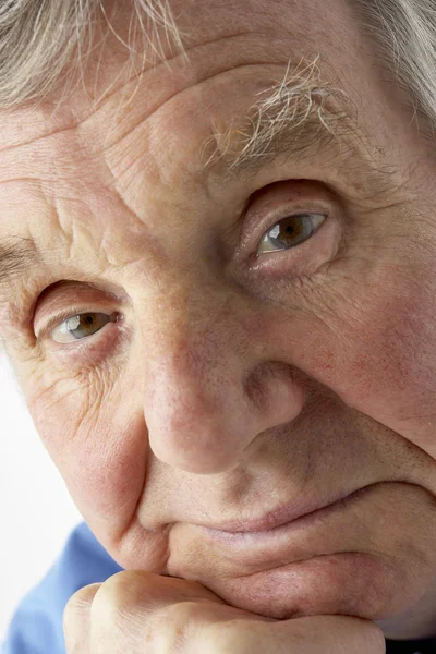 Porträtt av äldre man — Stockfoto