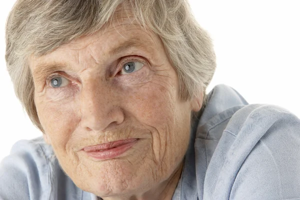 Yaşlı Bir Kadının Portresi — Stok fotoğraf