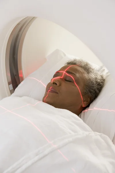 Patient Having A Computerized Axial Tomography (CAT) Scan — Stock Photo, Image