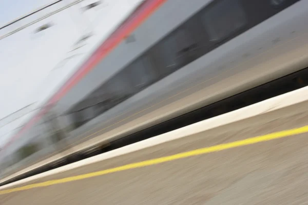 Train Travelling Platform — Stock Photo, Image