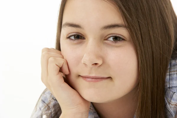 Portrait Of Smiling Young Girl — Stock Photo, Image
