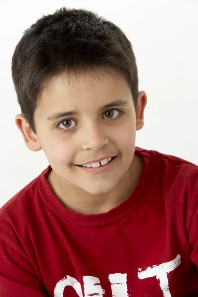 Ritratto di giovane ragazzo sorridente — Foto Stock