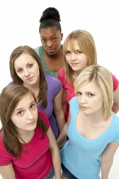 Grupo de Namoradas Adolescentes — Fotografia de Stock