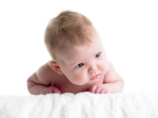 Neonato Bambina Asciugamano — Foto Stock