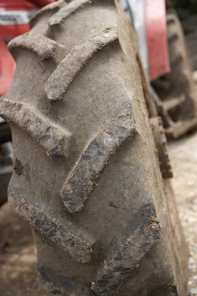 トラクター タイヤの詳細 — ストック写真