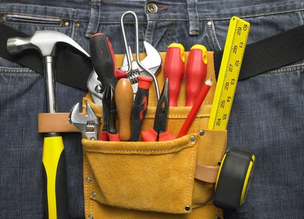 Primer plano del cinturón de herramientas — Foto de Stock