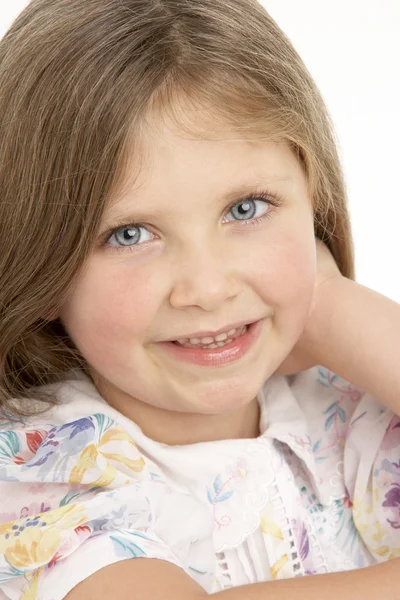 Retrato de menina sorrindo — Fotografia de Stock