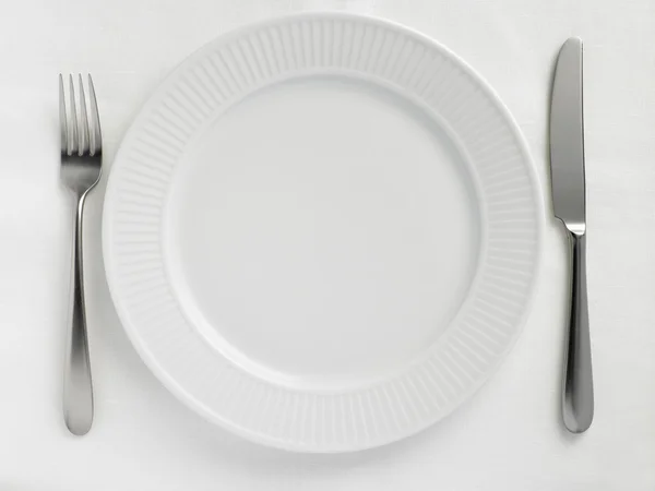 Overhead View Of Place Setting — Stock Photo, Image