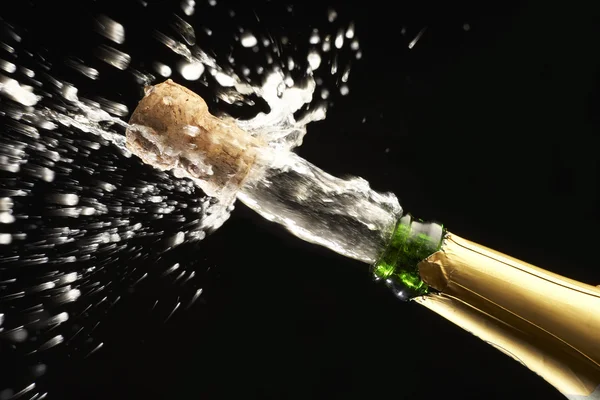 Bouchon Champagne Popping — Photo