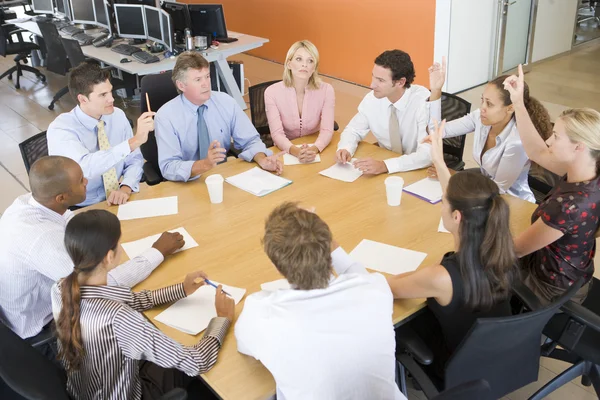 Stock Traders Meeting — Stock Photo, Image