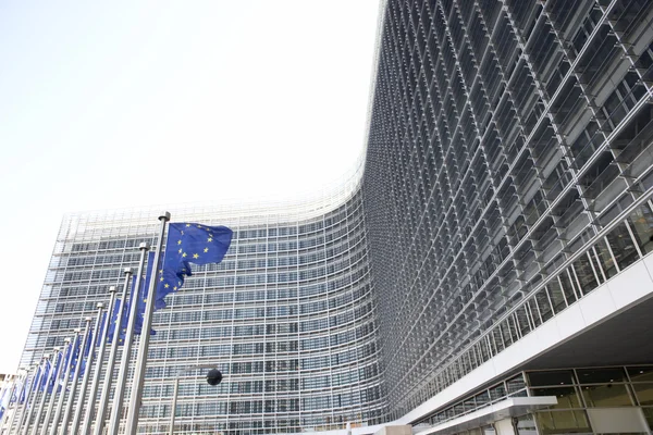 Κτήριο Της Ευρωπαϊκής Επιτροπής — Φωτογραφία Αρχείου