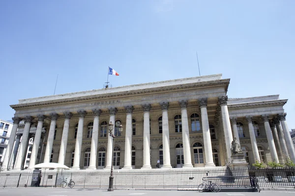 La bourse, Párizs tőzsdén — Stock Fotó