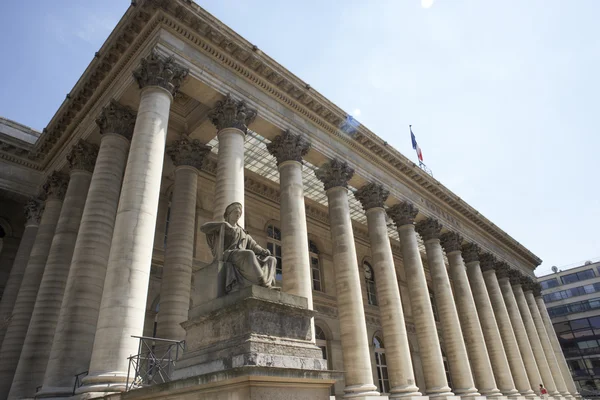 La Bourse Паризької фондової біржі — стокове фото