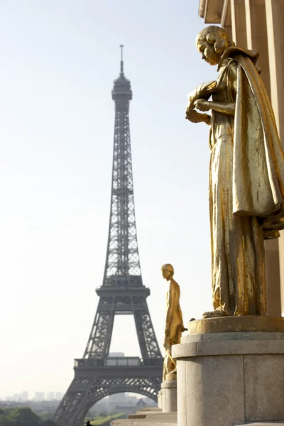 Eiffel Torony Kék — Stock Fotó