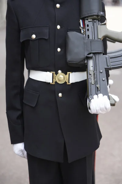 Nahaufnahme Eines Soldaten Uniform — Stockfoto