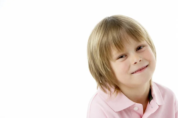 Portret Chłopca Uśmiechający Się — Zdjęcie stockowe