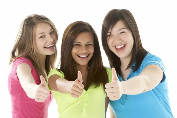 Group of Teenage Girlfriends — Stock Photo, Image