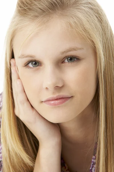 Studio Portrait Of Teenage Girl — Stock Photo, Image